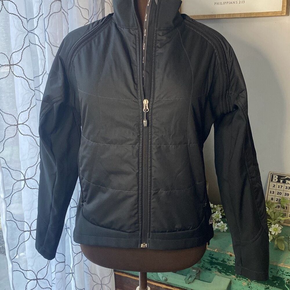 Nike ACG womens jacket removable sleeves size medium black outdoors hiking sport